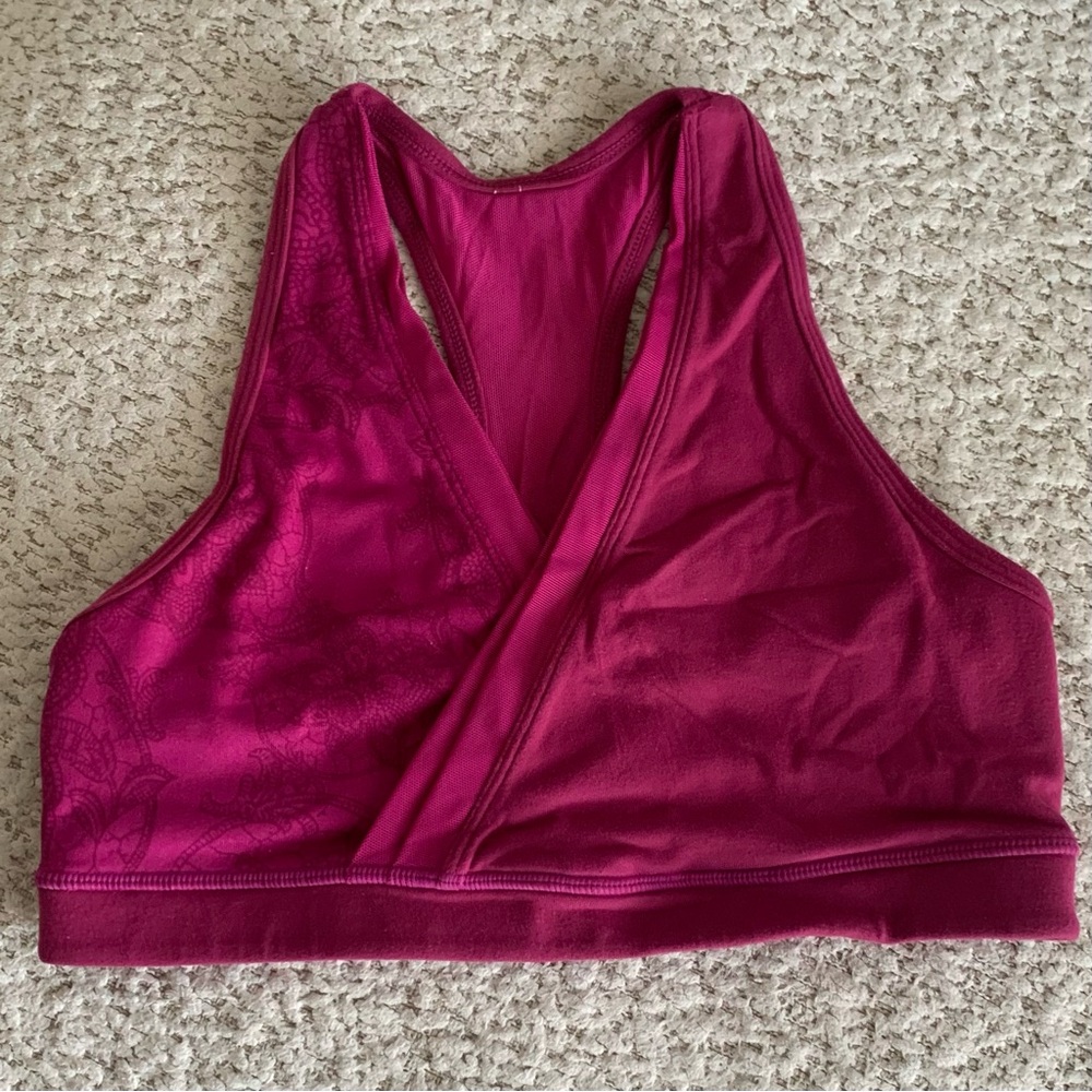 Lululemon Athletica Pink Sports Bra Intimates & Sleepwear